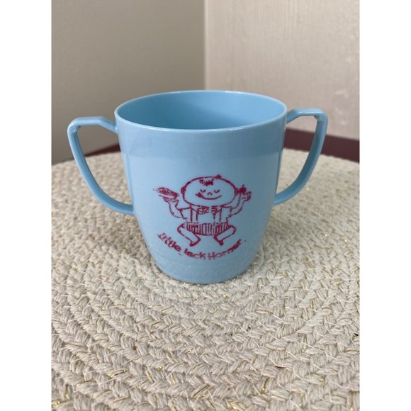 Vintage Double Handle Little Jack Horner Plastic Child’s Cup - Picture 1 of 5